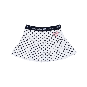 Юбка Ты и Я с принтом горох