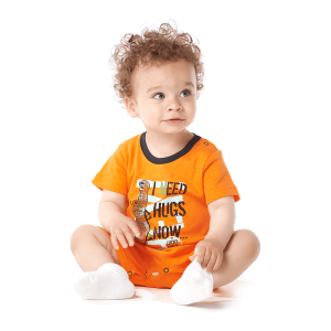 Полукомбинезон Крокодилы оранжевый Полукомбинезон Крокодилы оранжевый