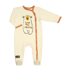 Комбинезон Зимние каникулы бежевый