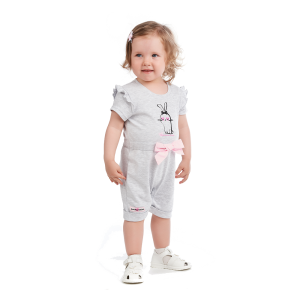 Полукомбинезон Любимая девочка Лето серый Полукомбинезон Любимая девочка Лето серый