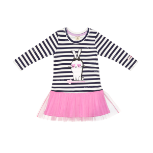 Платье в полоску Любимая девочка 