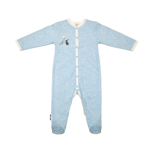 Комбинезон Кролики голубой