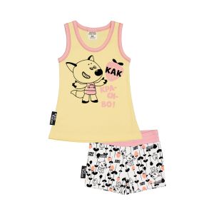 Пижама с шортами МИ-МИ-МИШКИ© жёлтая