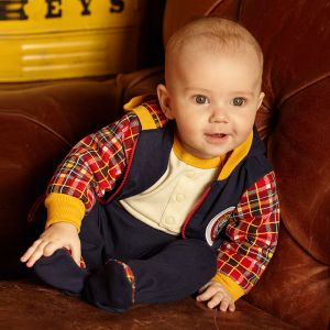 Ползунки синие Мужички