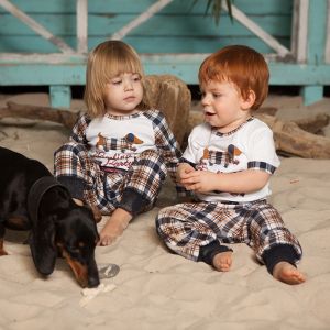 Пижама Боулинг лонгслив и штанишки