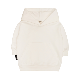 Толстовка с капюшоном Мама знает как! бежевая с карманом