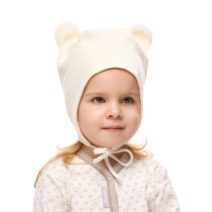 Шапка-мишка Велюр экрю Шапка-мишка Велюр экрю