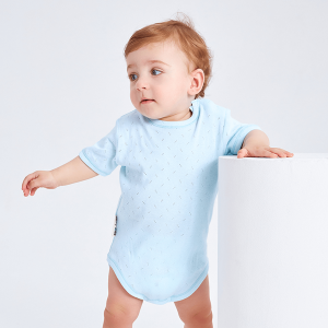 Боди Ажур голубой