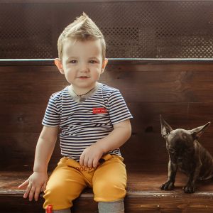 Футболка Крутой парень цветная