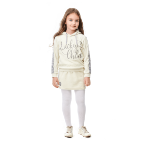 Костюм Велюр толстовка с юбкой дымчатый Костюм Велюр толстовка с юбкой дымчатый