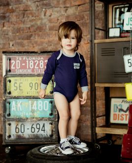 Боди Basic Sport синий