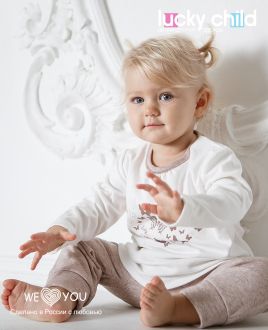 Комплект штанишек Дюймовочка футер 2 шт.