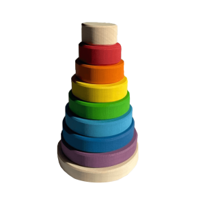 Пирамидка КоТаГрад с колпачком радужная фиолетовая