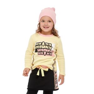 Футболка с длинным рукавом МИ-МИ-МИШКИ© жёлтая