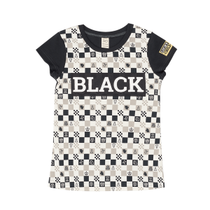 Футболка Чёрное и белое клетка