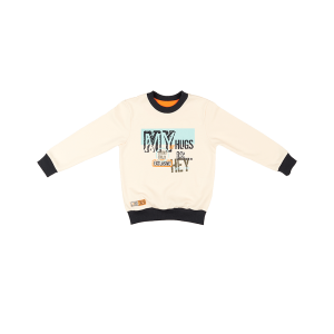 Толстовка Крокодилы бежевый