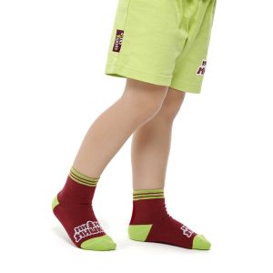 Носки МИ-МИ-МИШКИ© бордовые 2 шт.