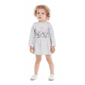 Боди Любимая девочка Лето с длинным рукавом серый