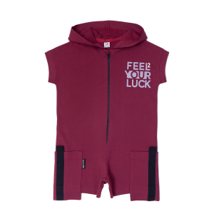 Комбинезон Оверсайз бордовый