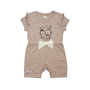 Полукомбинезон Любимая девочка Лето бежевый