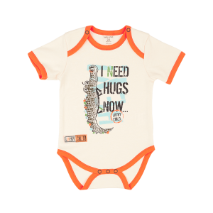 Боди Крокодилы бежевый