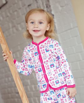 Кофточка Love цветная 