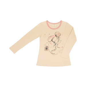 Футболка с длинным рукавом Парфюм миндальная