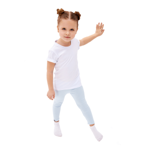 Лосины голубые