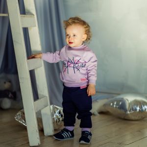 Костюм Крестики-нолики сиреневый