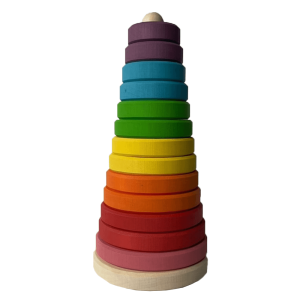 Пирамидка КоТаГрад большая радужная двойная 