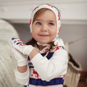 Рукавички красно-синие  Рукавички красно-синие