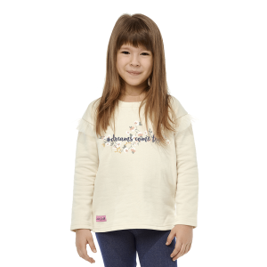 Толстовка Мечты исполняются футер бежевая