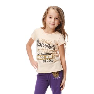 Футболка Львы и леопарды бежевая Футболка Львы и леопарды бежевая