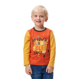 Футболка с длинным рукавом Golf красная