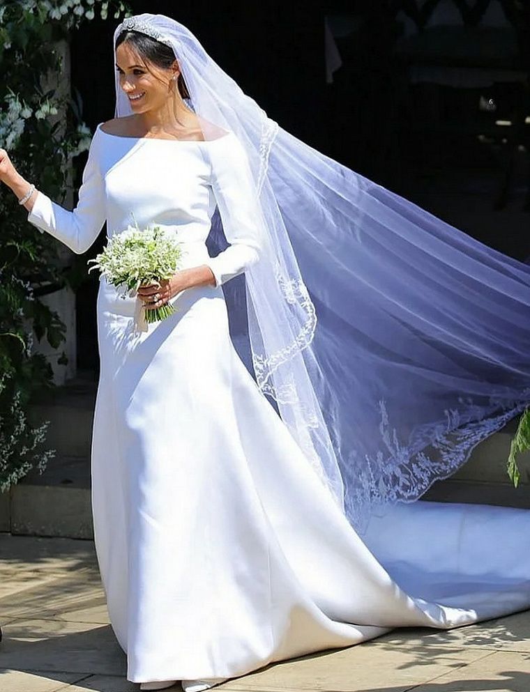 Меган маркл в свадебном платье