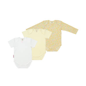 Комплект цветных боди для девочки 3 шт.