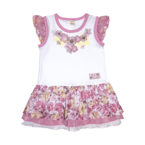 Платье с рукавами-крылышками Платье с рукавами-крылышками