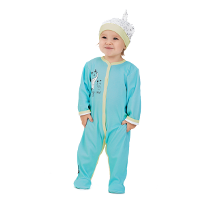 Комплект комбинезонов Зоопарк молочный 2 шт.