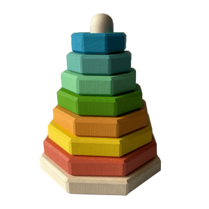 Пирамидка КоТаГрад мини восьмигранная лесная оранжевый