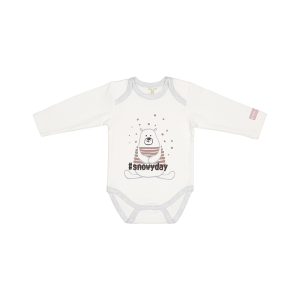 Боди Зимние каникулы молочный