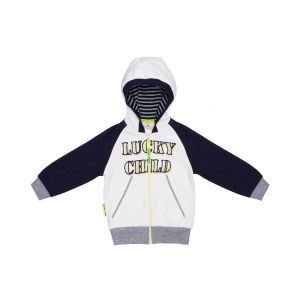 Куртка Basic Sport с капюшоном синяя футер