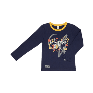 Футболка с длинным рукавом Good idea синяя