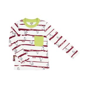 Футболка с длинным рукавом МИ-МИ-МИШКИ© полосатая