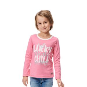 Футболка с длинным рукавом Dreams розовая