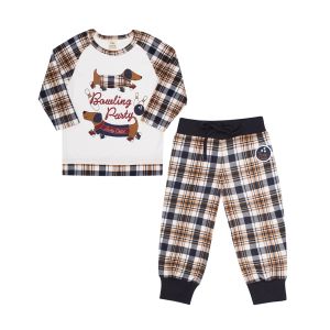 Пижама Боулинг лонгслив и штанишки