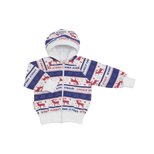 Кофточка с капюшоном Скандинавия футер