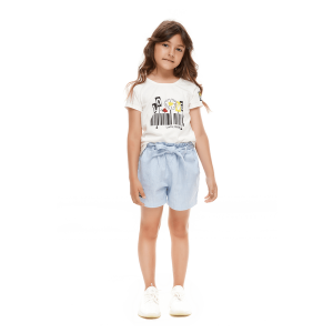 Шорты Любит - не любит поплин 