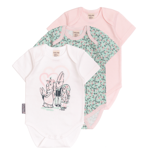 Комплект боди Зайки и зайчики 3 шт. Комплект боди Зайки и зайчики 3 шт.