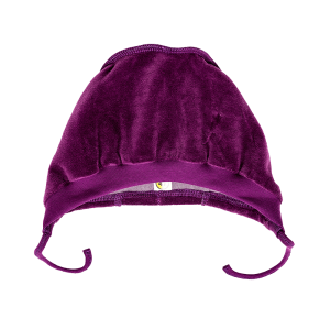 Чепчик Велюр фиолетовый