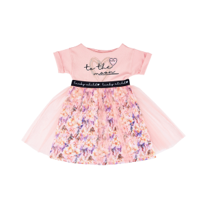 Платье Ты и Я розовое 